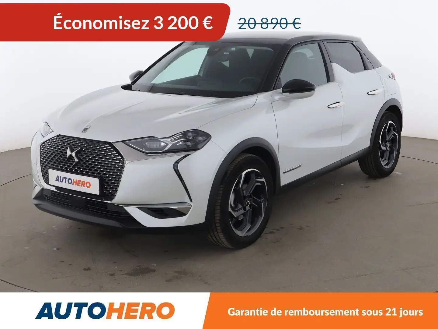 DS Automobiles DS 3 Crossback 1.2 PureTech Toits de Paris EAT8 Blanc - 1