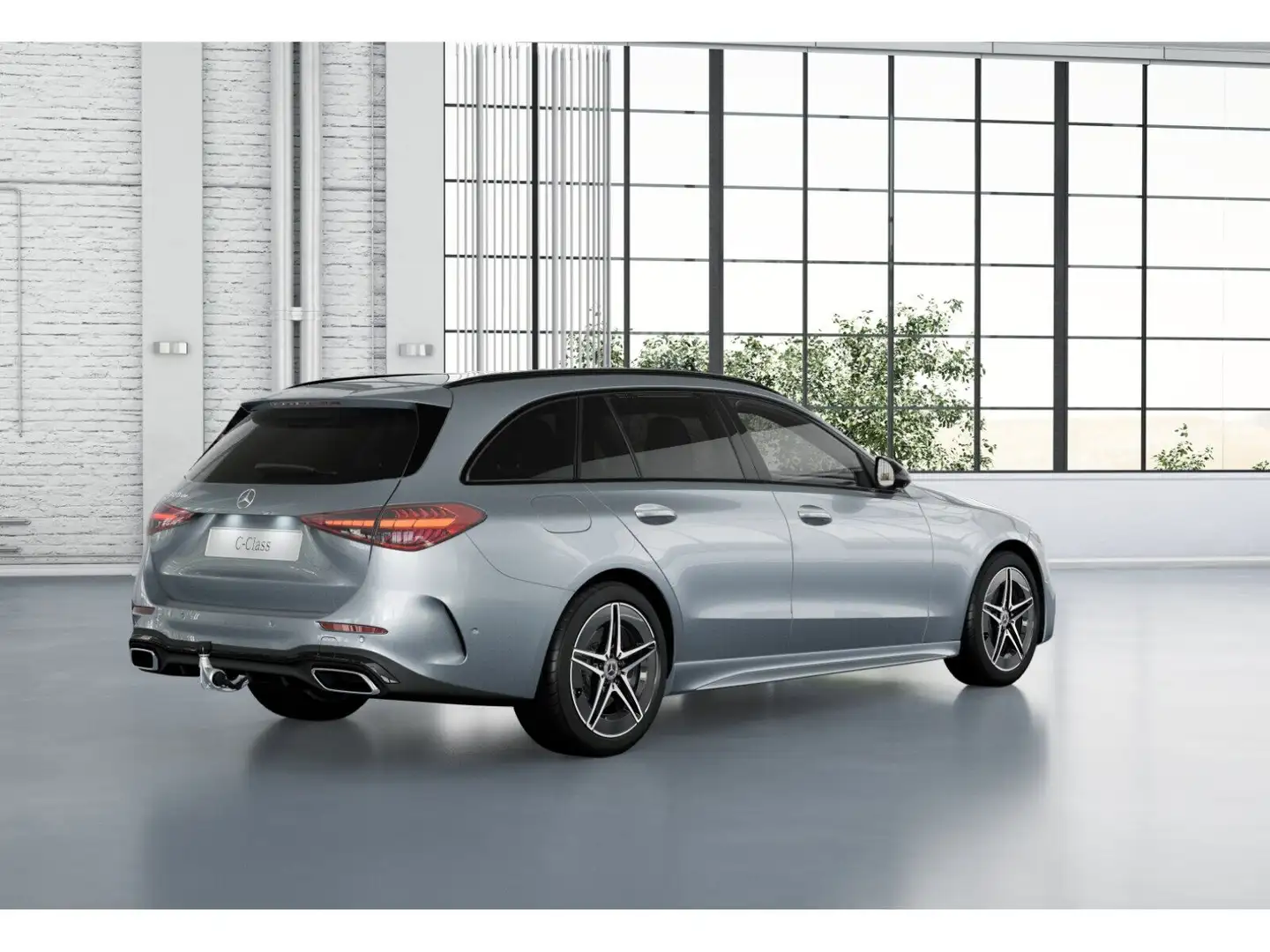 Mercedes-Benz C 300 de T AMG-Pr.+ AHK Distr. Night HUD Digi.L. Silber - 2