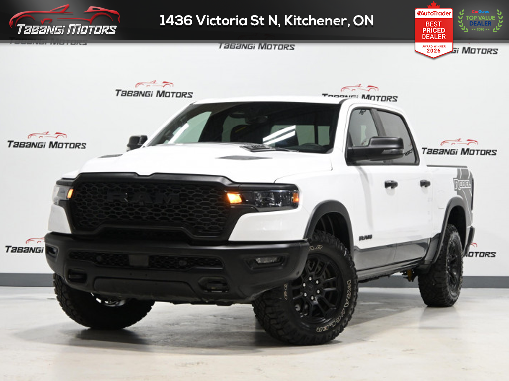 2026 RAM 1500 Rebel  No Accident Alpine Red Interior Navigation Remote Start