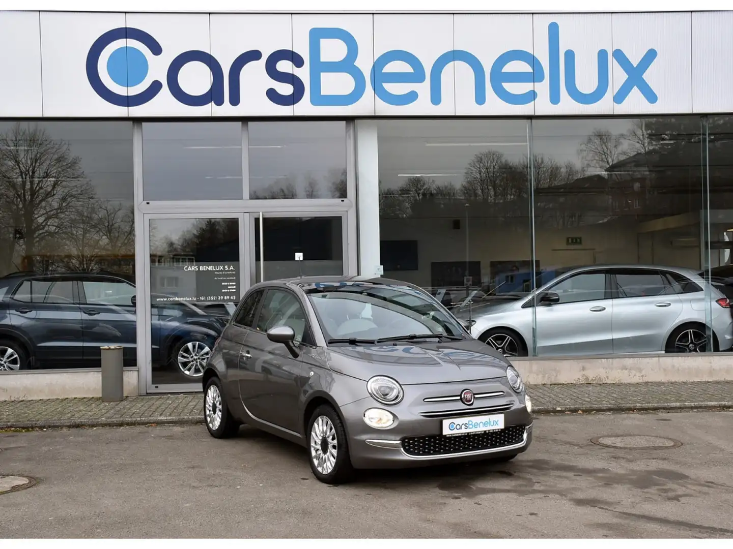 Fiat 500 1.0i Hybrid Dolce Vita TOIT PANO REGUL 1° MAIN Gris - 1
