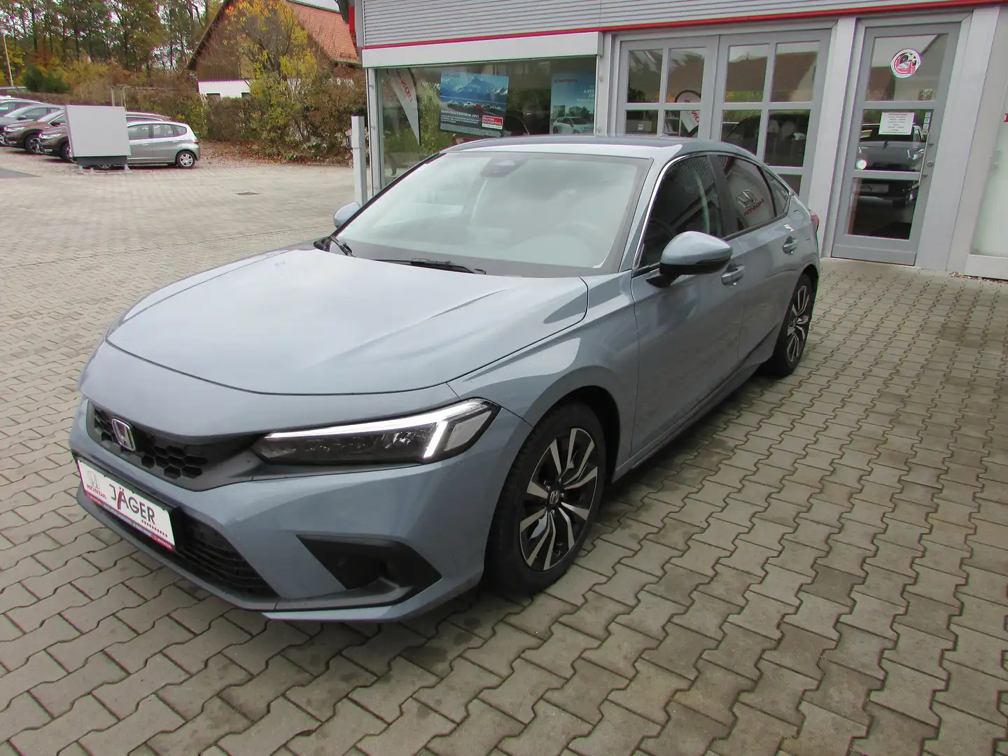 Honda Civic e:HEV Elegance, Navi, Kamera, ACC, LED, Sitzheizun Gris - 2
