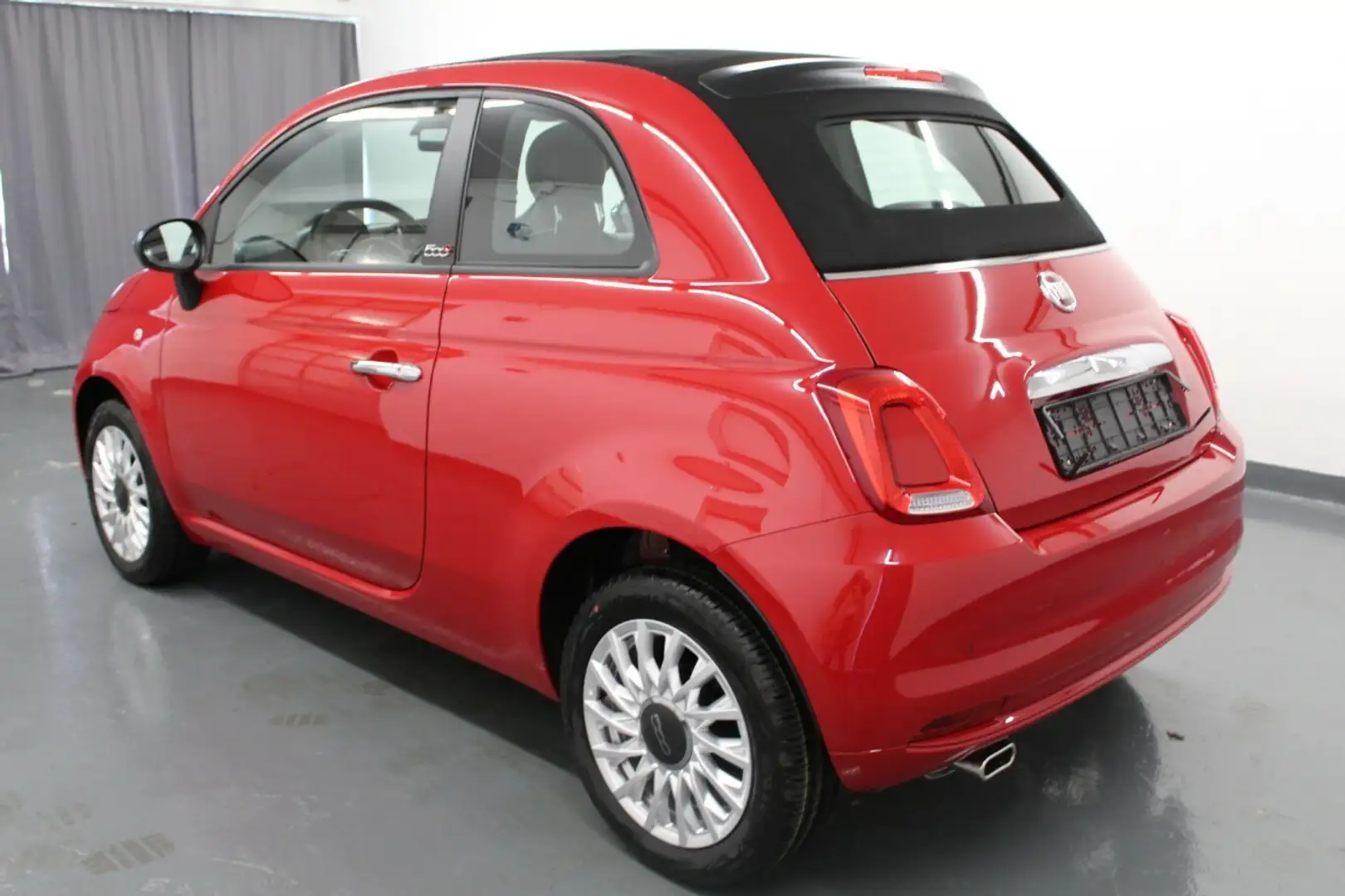 Fiat 500C 1.2 Lounge Dualogic Apple+PDC+Automatik! Rot - 1