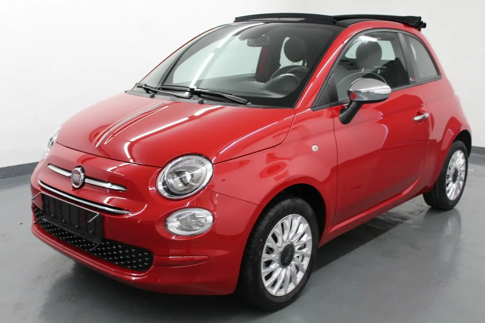 Fiat 500C 1.2 Lounge Dualogic Apple+PDC+Automatik! Rot - 2
