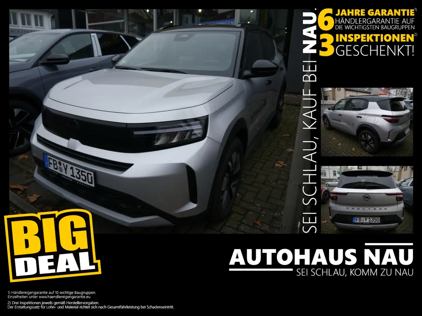 Opel Frontera 1.2 GS Hybrid incl. Big Deal - Inspektionspaket Grau - 1
