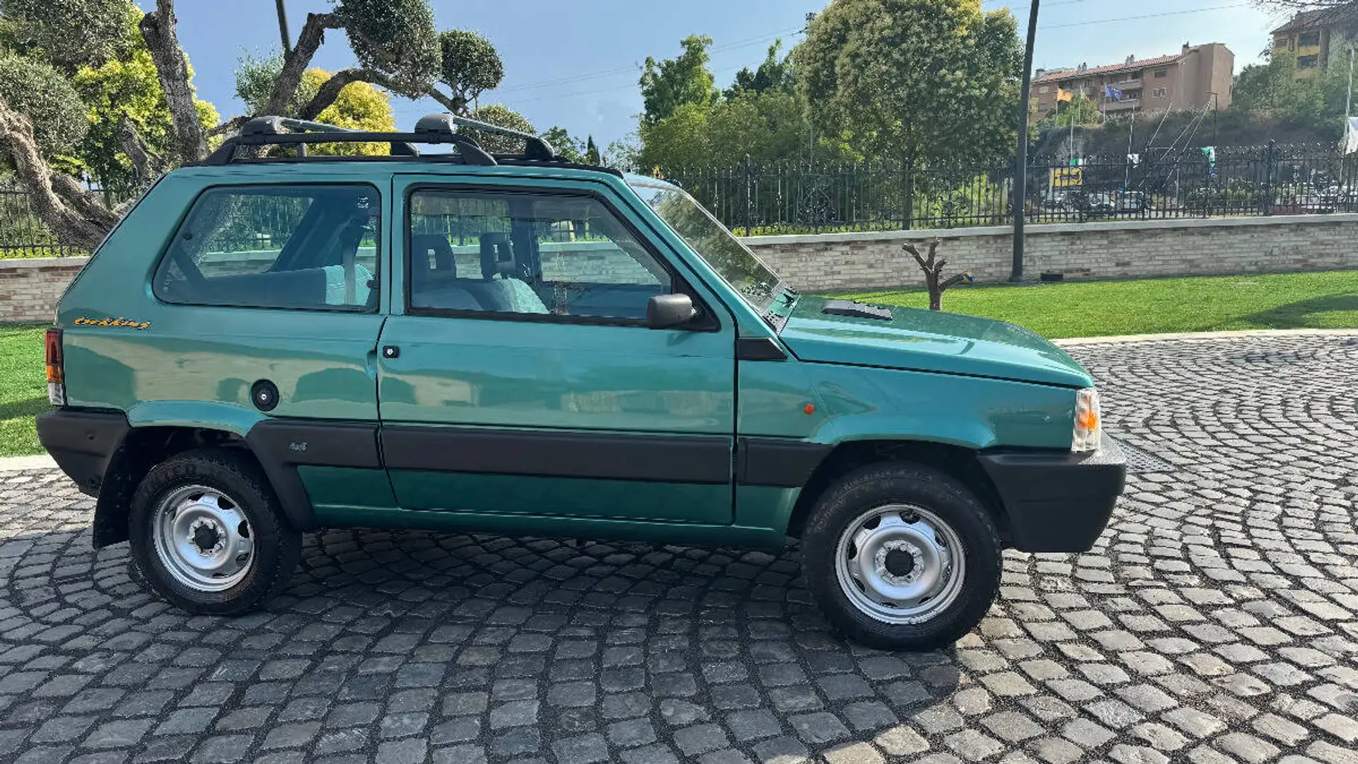 Fiat Panda 1.1 Trekking 4x4 A GAS GANCIO TRAINO Verde - 2