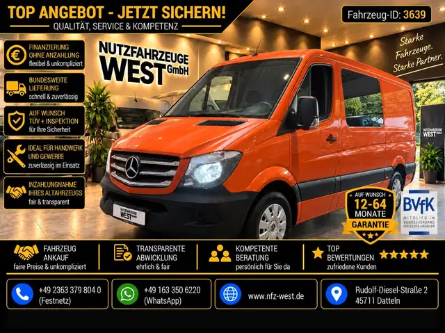 Mercedes-Benz Sprinter 316 CDI Mixto 6-Sitzer*Lang*AHK*Kamera
