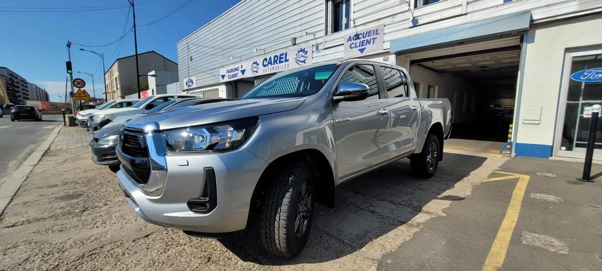 Toyota Hilux IV 4WD 2.4 D-4D 150 DOUBLE CABINE Gris - 2