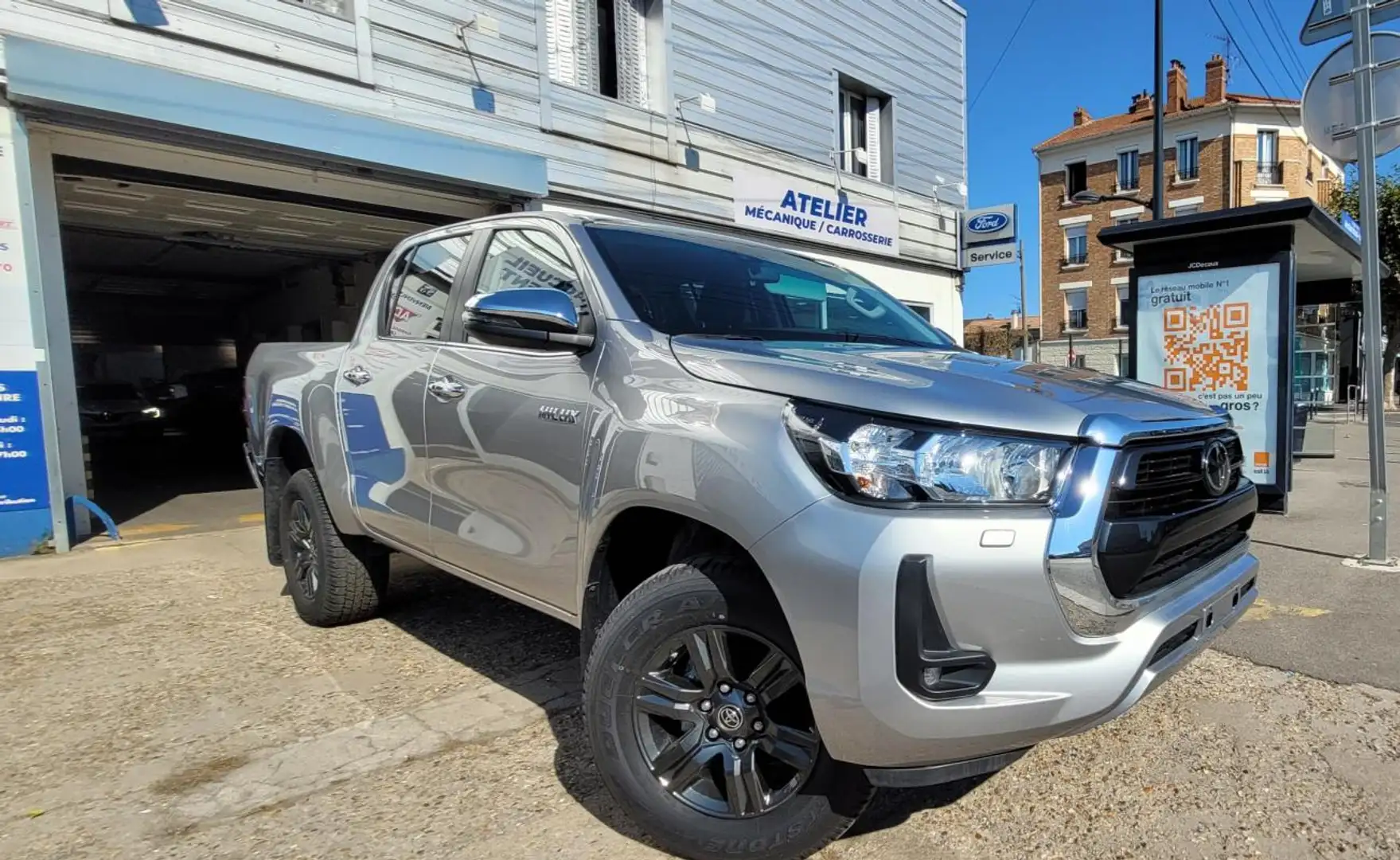 Toyota Hilux IV 4WD 2.4 D-4D 150 DOUBLE CABINE Gris - 1
