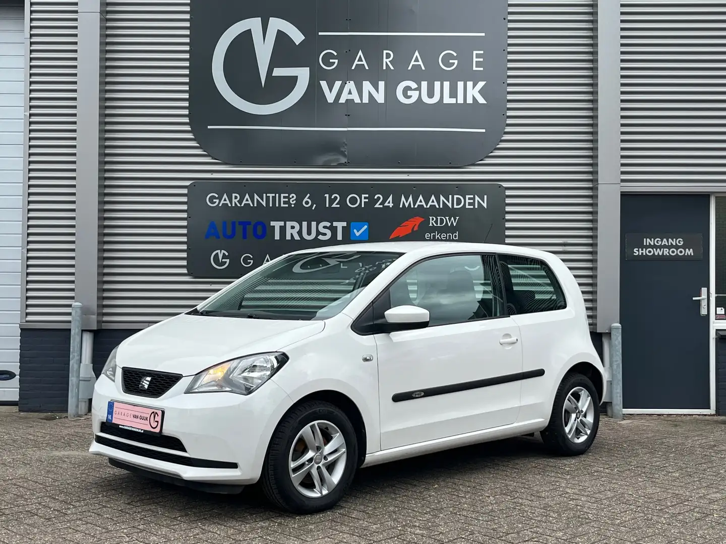 SEAT Mii 1.0 60PK 3 deuren Airco,Isofix,Radio/CdSpeler,Lich Weiß - 1