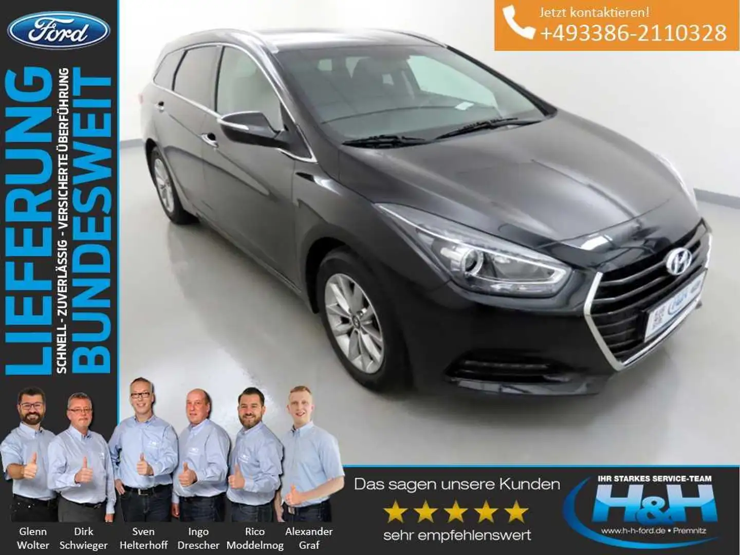 Hyundai i40 i40 CW 1.6 GDI Trend Blue Navi+Kamera Negro - 1