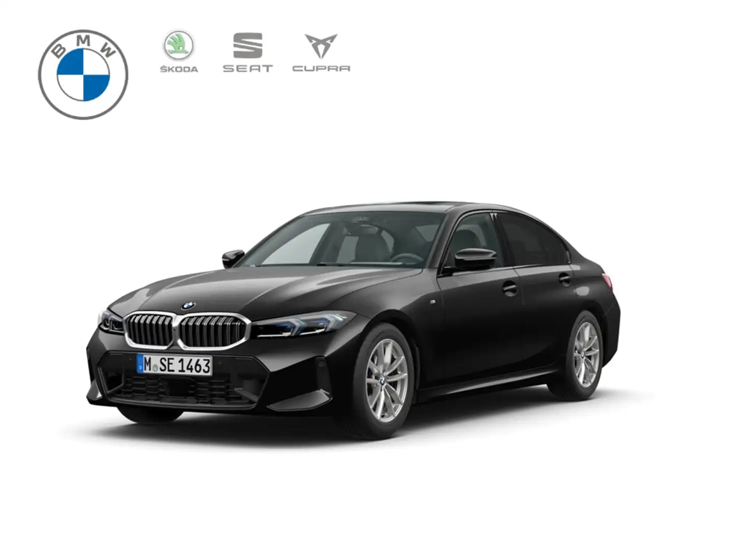 BMW 330 i xDrive Limousine MSport*AHK*Glasdach*ACC*RFK* Schwarz - 1
