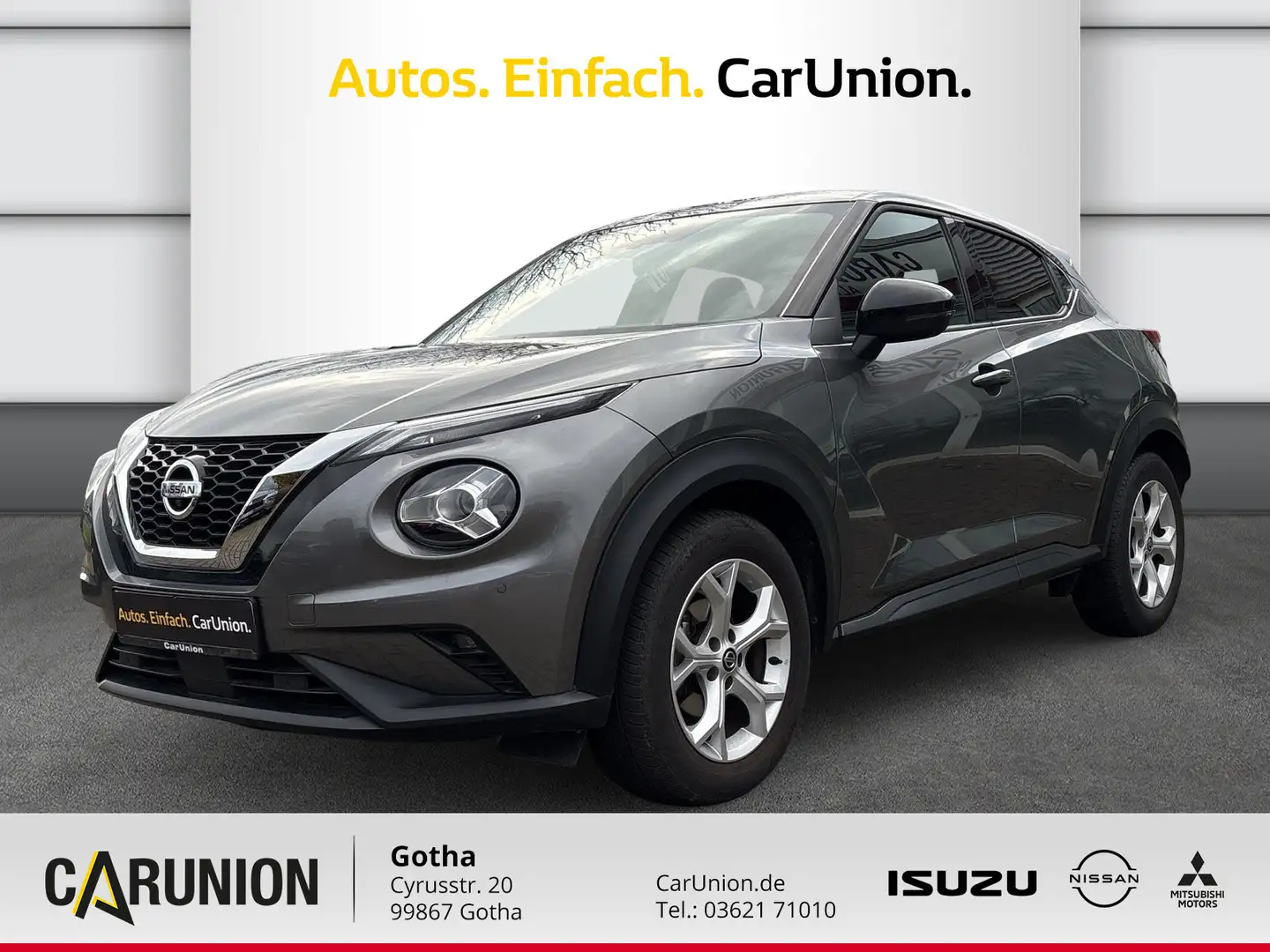 Nissan Juke 1.0 DIG-T 114 PS 6MT N-CONNECTA Grijs - 1