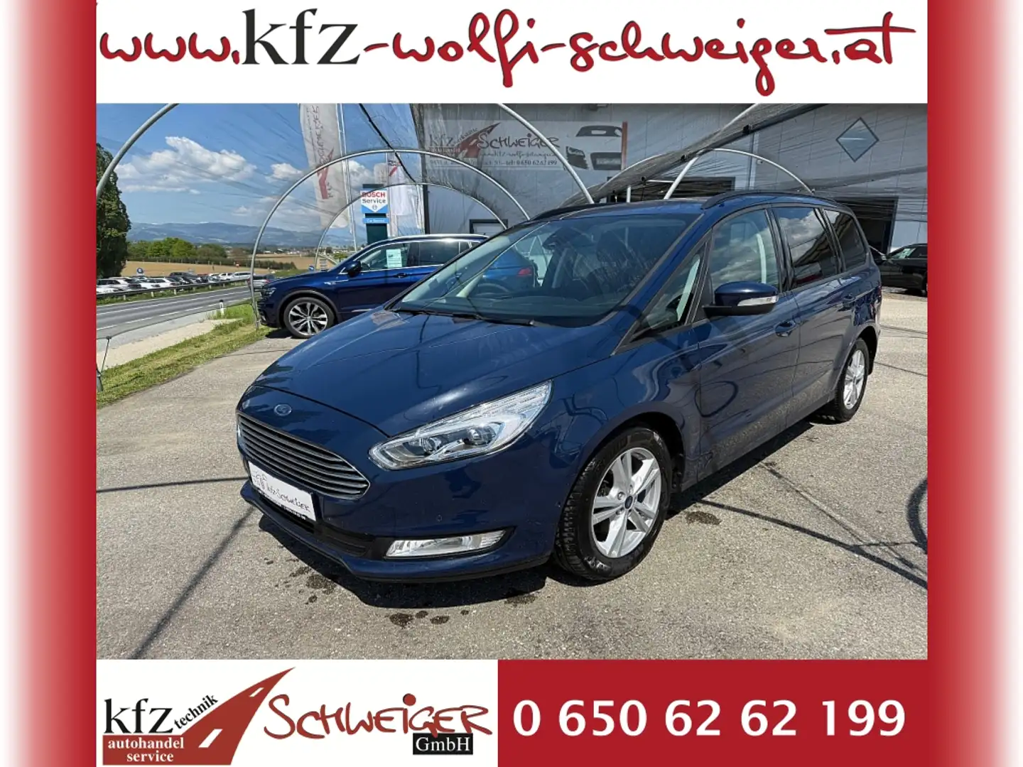 Ford Galaxy 2,0 EcoBlue SCR Business Aut. Bleu - 1