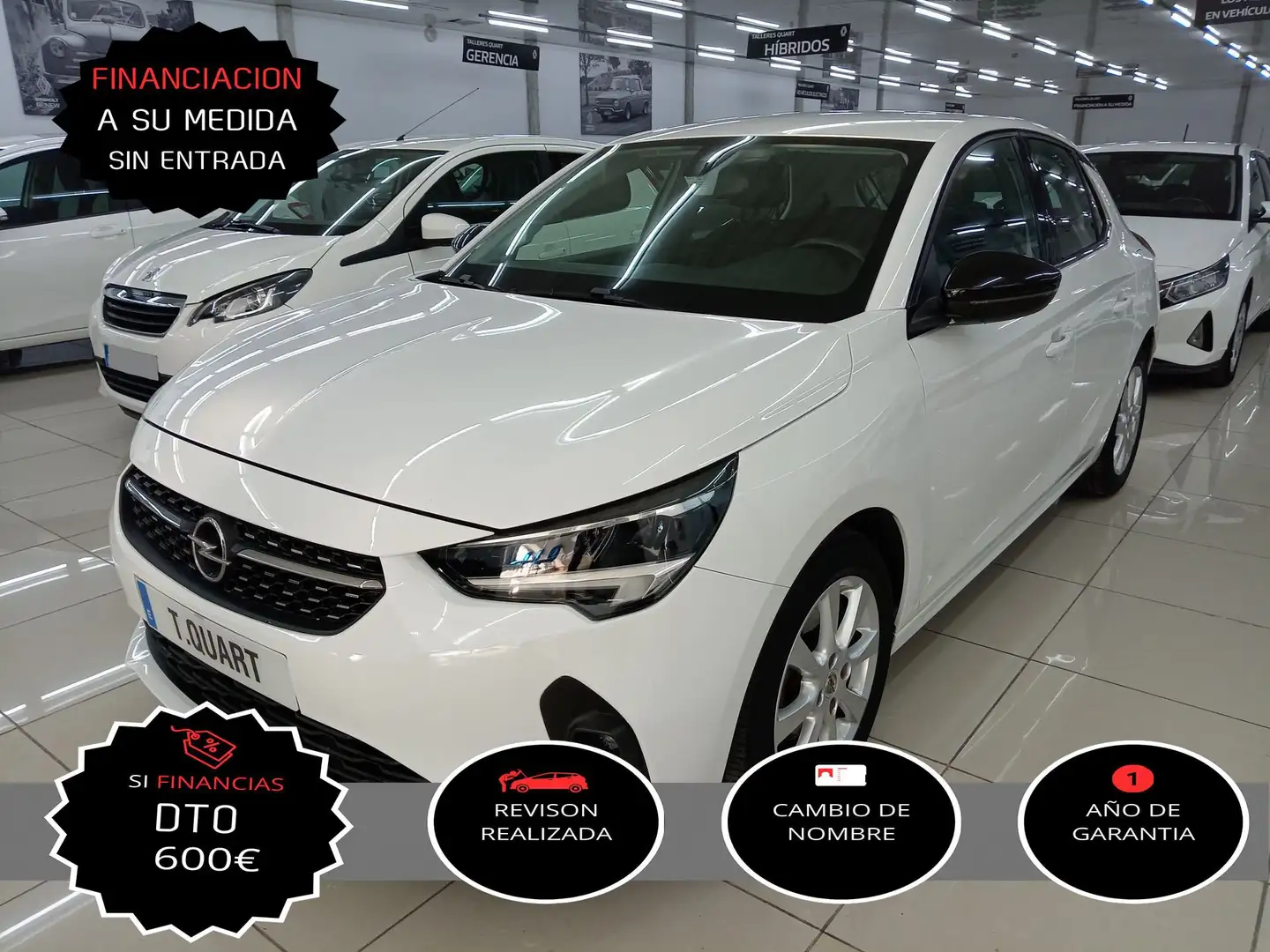 Opel Corsa 1.2T XHL S/S Elegance 100 Blanco - 1