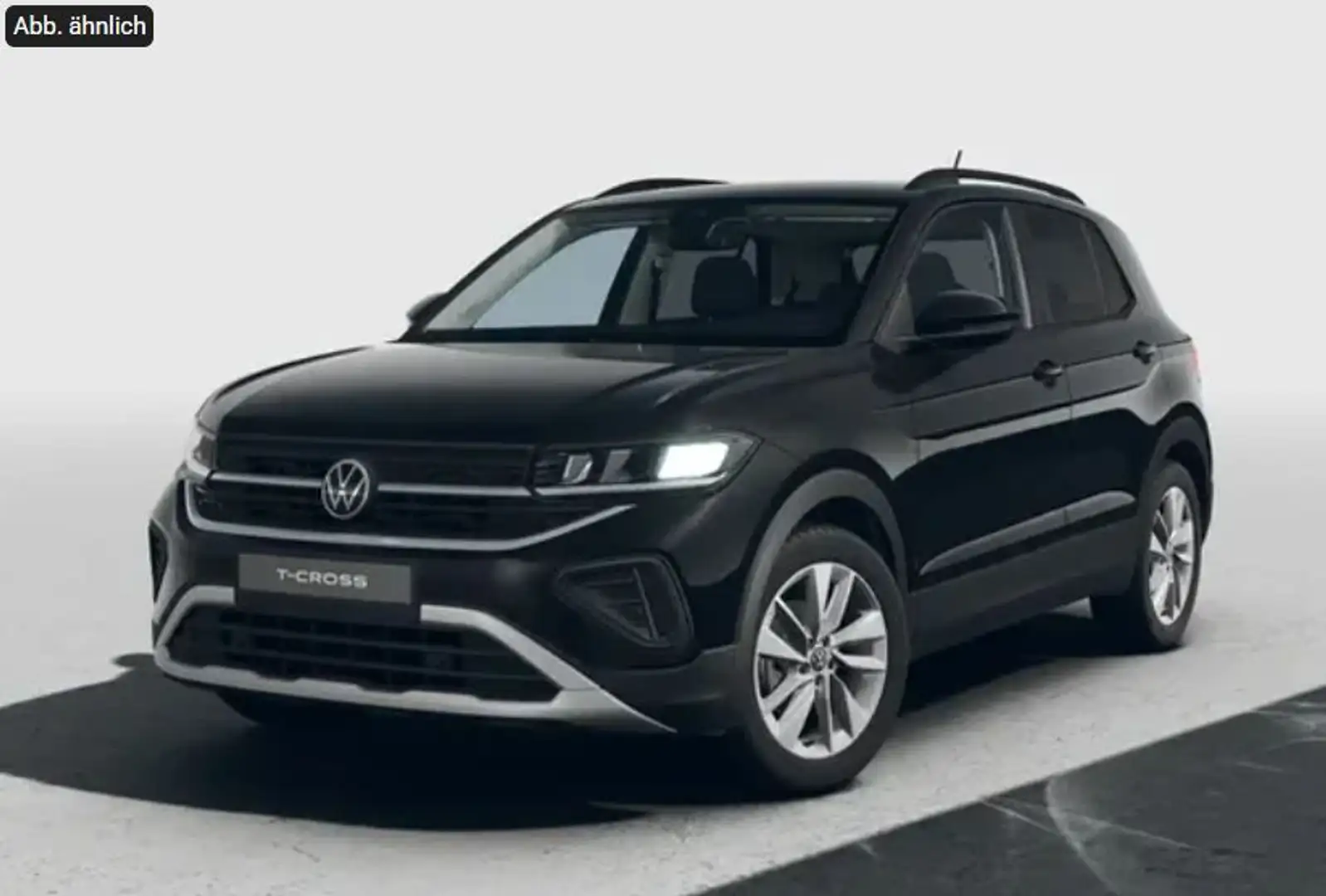 Volkswagen T-Cross 1.0 TSI 85 kW Life 1.0 TSI 7-Gang-DSG Automatik Schwarz - 1