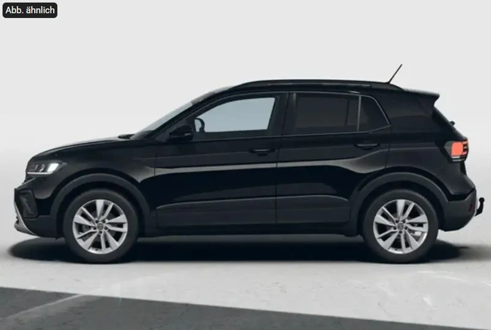 Volkswagen T-Cross 1.0 TSI 85 kW Life 1.0 TSI 7-Gang-DSG Automatik Schwarz - 2