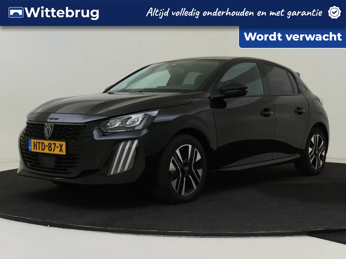 Peugeot 208 Hybrid 100 e-DCS6 Allure Wordt Verwacht !! Zwart - 1