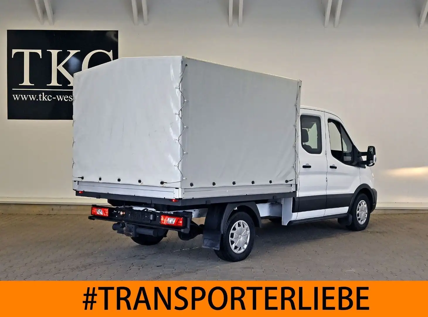 Ford Transit 350 TDCI L2 Allrad Pritsche AHK AC #T263 Weiß - 2
