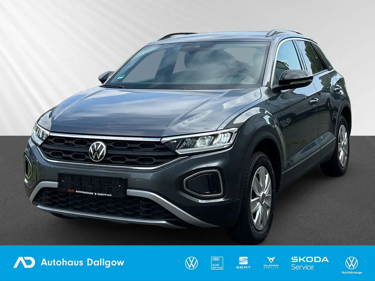 Volkswagen T-Roc GOAL 1.5 l TSI 150 PS*DSG LED+PDC+Navi+RFK Grau - 1