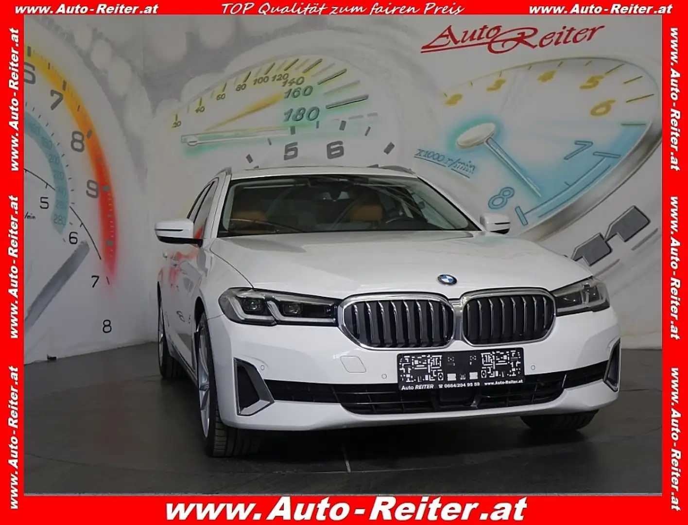 BMW 530 d 48 V Touring xDrive Aut. *ACC, LEDER, LIVE CO... Weiß - 1