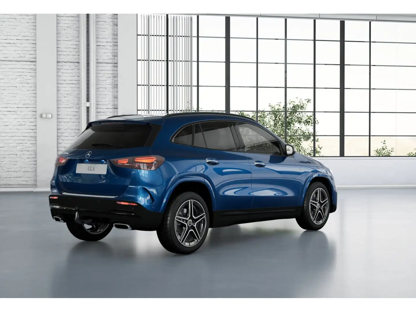 Mercedes-Benz GLA 200 d AMG-Distronic-AHK-Multibeam-Night-Ambi Blau - 2