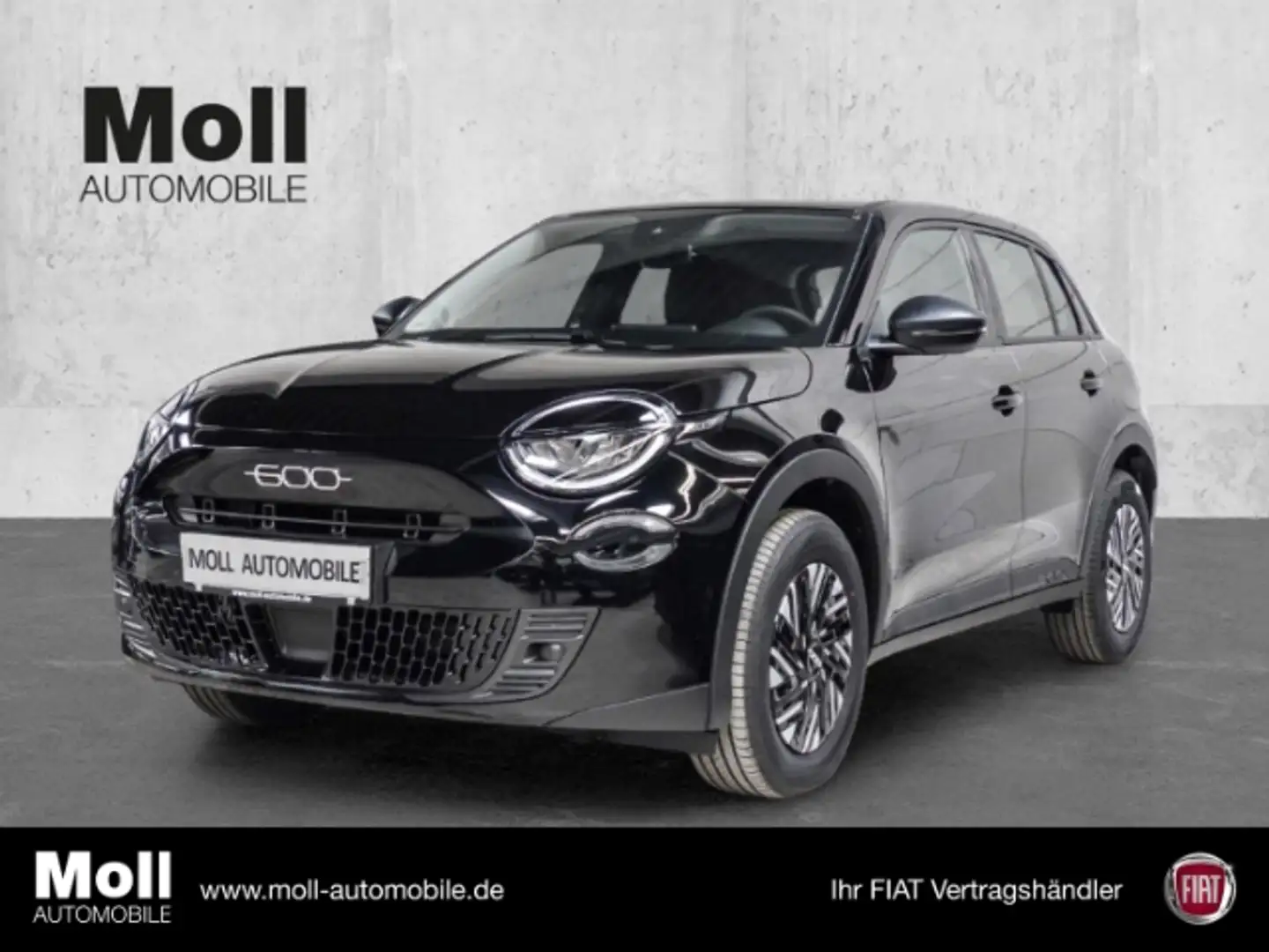 Fiat 600 Hybrid Sonderedition DCT Navi LED ACC Apple CarPla Schwarz - 1