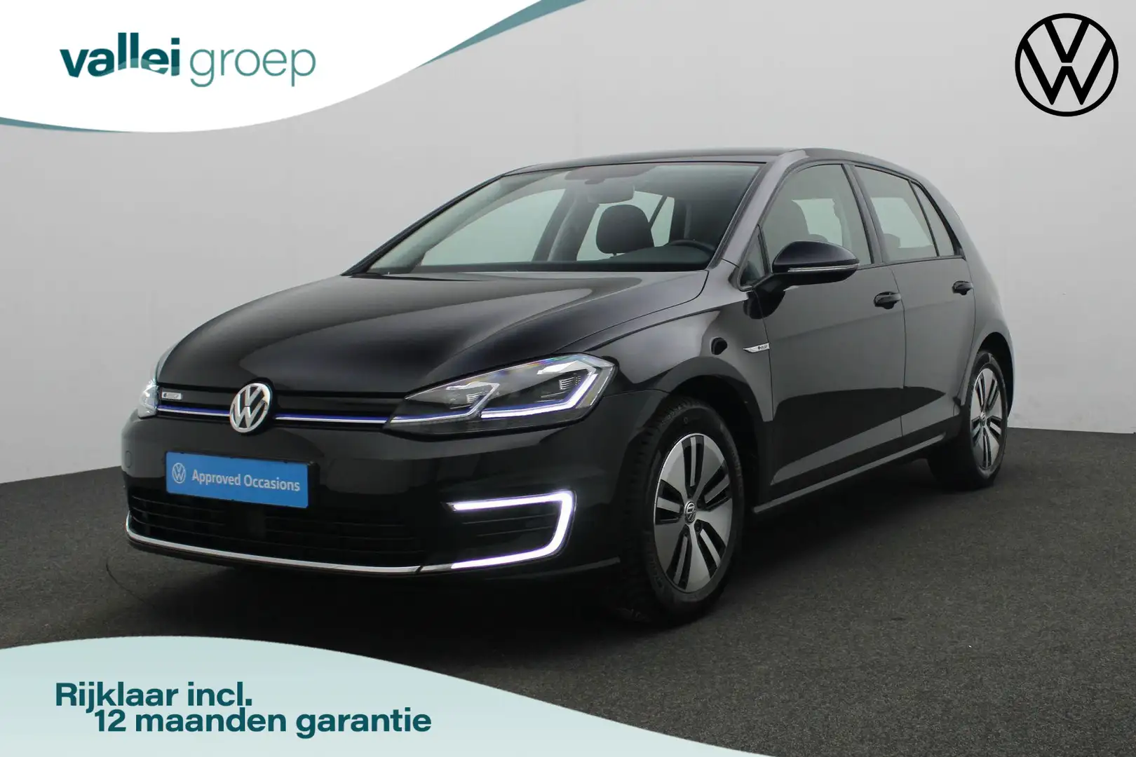Volkswagen e-Golf 136PK | Warmtepomp | Navigatie | Parkeersensoren v Noir - 1