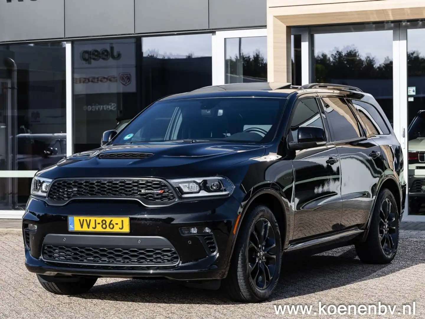 Dodge Durango RT 5.7 V8 Grijs Kenteken/ BTW Auto / LPG Onderbouw Zwart - 2