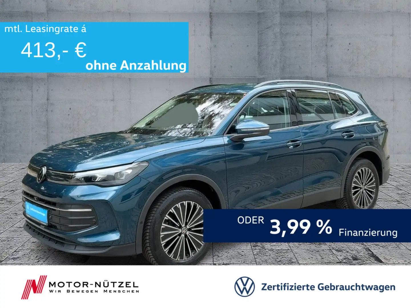 Volkswagen Tiguan 2.0 TDI DSG LIFE 5JG+HD-MATRIX+NAVI+AHK Blau - 1