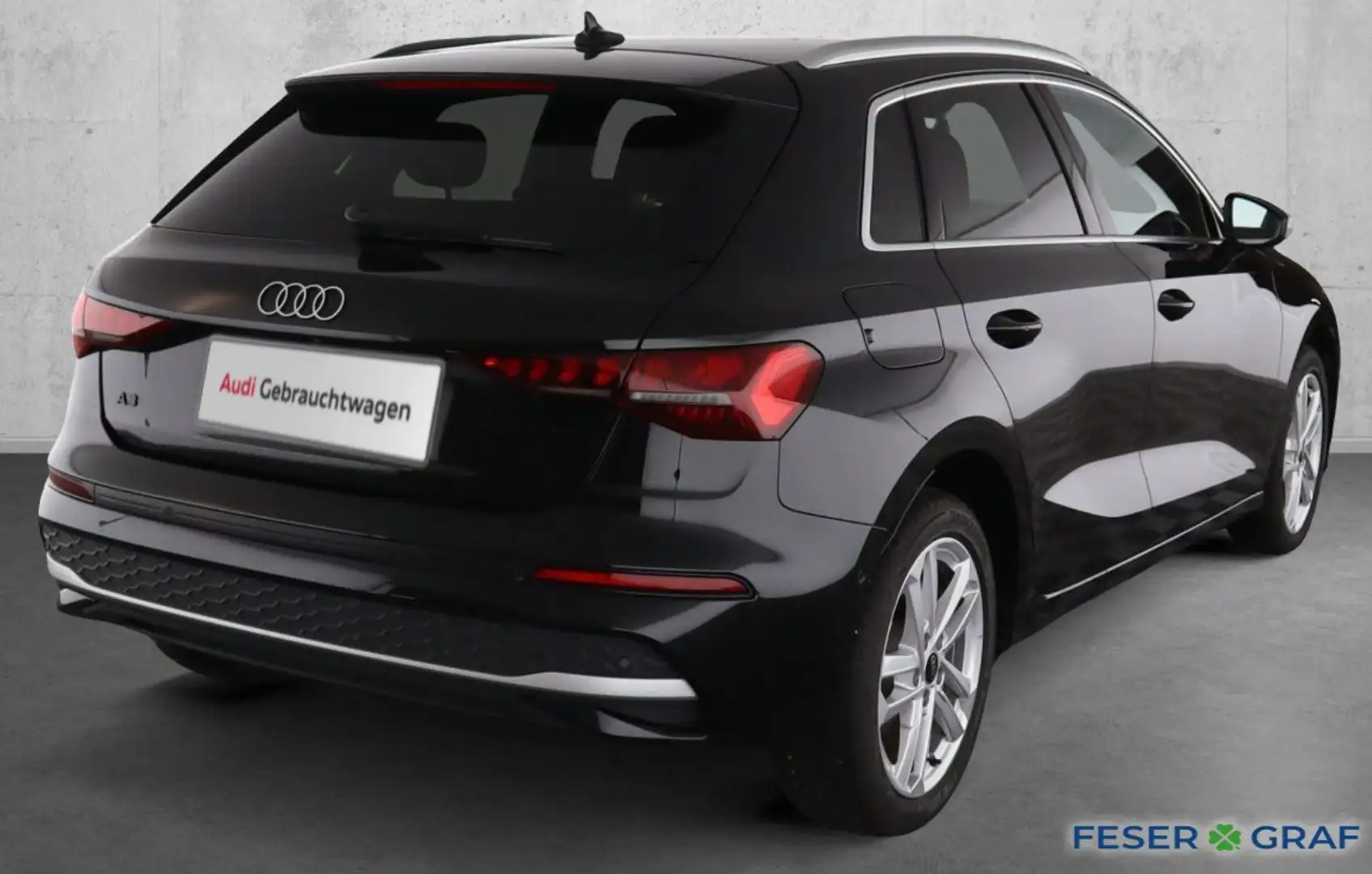 Audi A3 30 TFSI S-tro. +LED+ACC+Kamera+Soundsystem+ Negro - 2