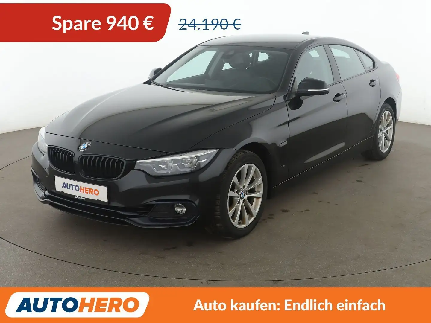 BMW 420 420i Gran Coupé xDrive Sport Line Aut.*NAVI*LED* Schwarz - 1