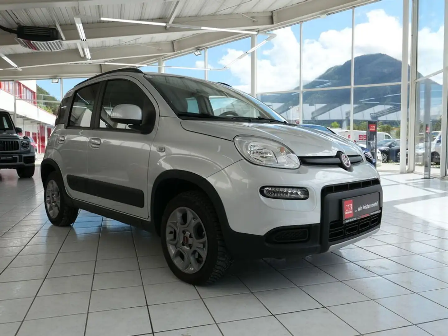 Fiat Panda 4x4 Rock *ANHÄNGERKUPPLUNG*ALLRAD*1.HAND* Silber - 1