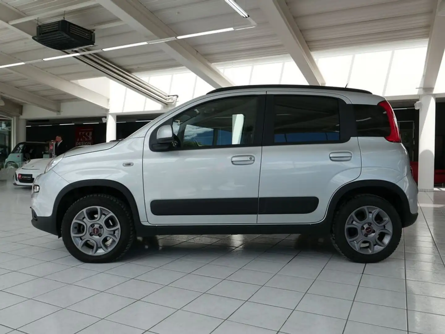 Fiat Panda 4x4 Rock *ANHÄNGERKUPPLUNG*ALLRAD*1.HAND* Silber - 2