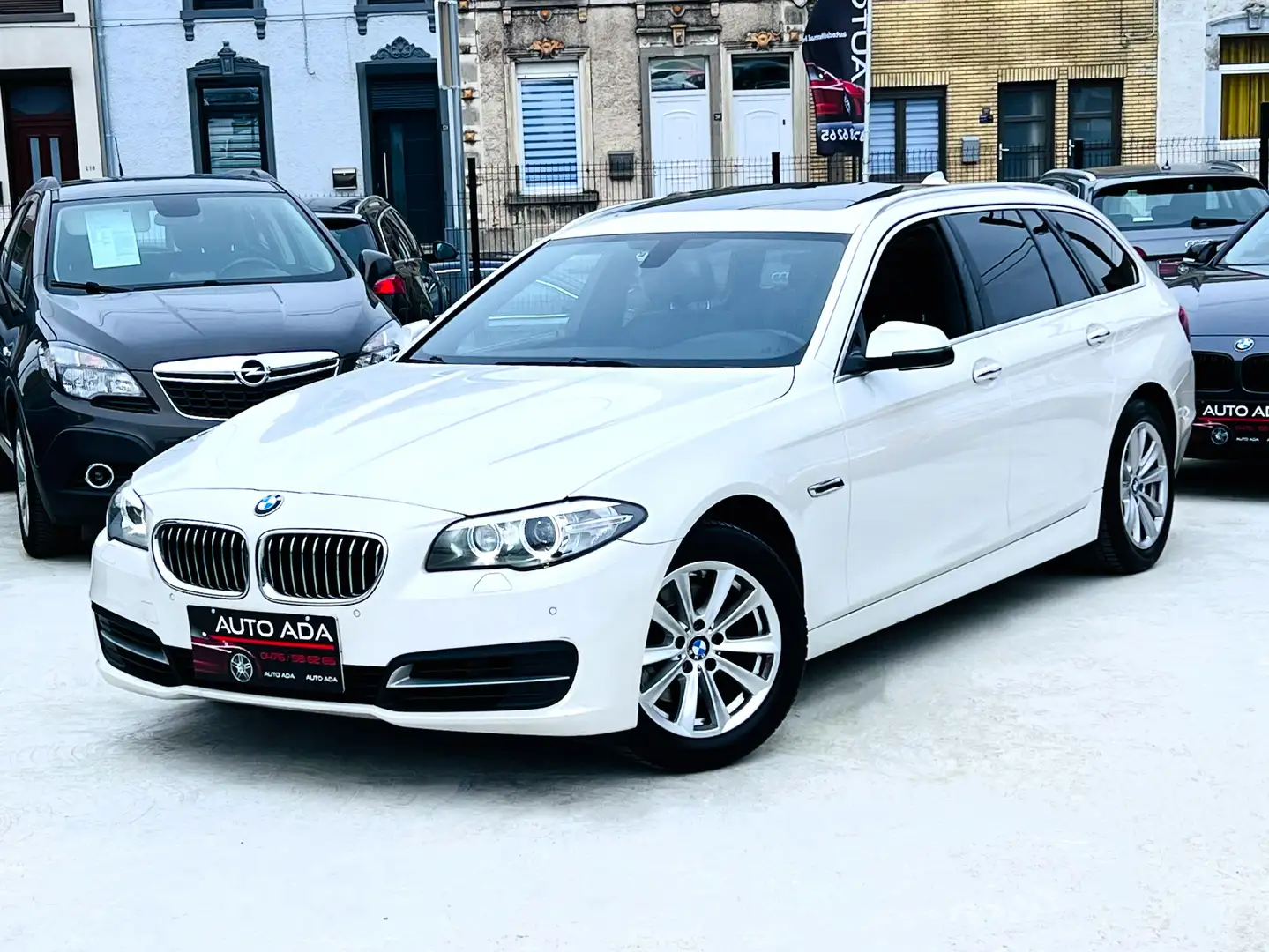 BMW 520 dA--EURO 6B--FULL OPTION--GARANTIE 12 MOIS-- Blanc - 1