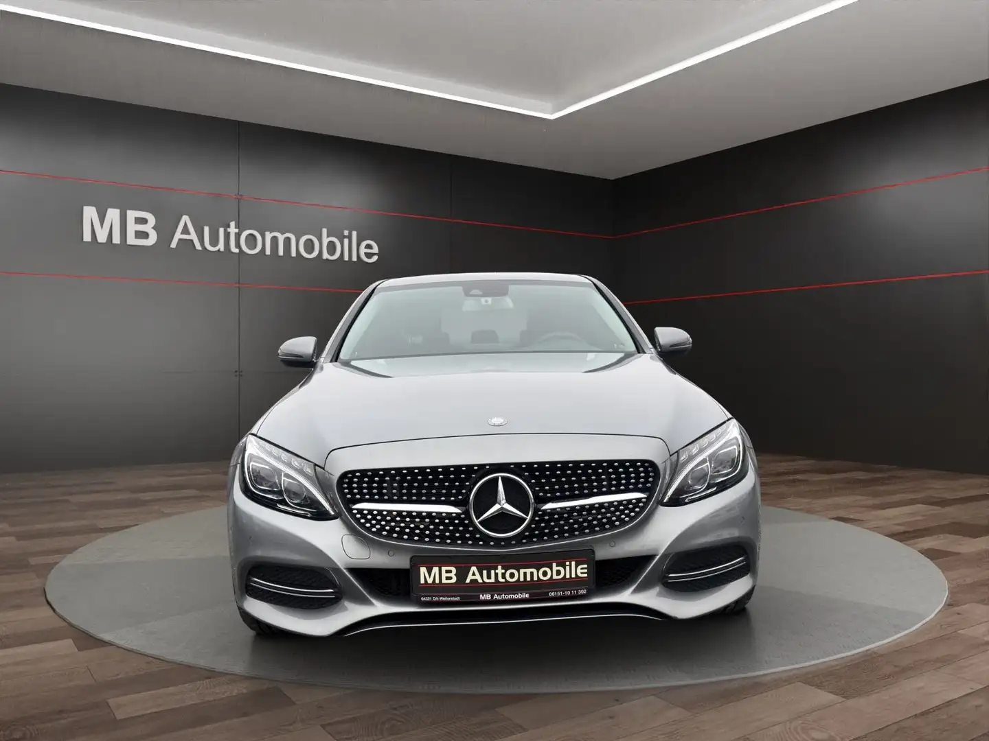 Mercedes-Benz C 180 C Limousine AMG Burmester/Navi/LED/T-Leder Argent - 2