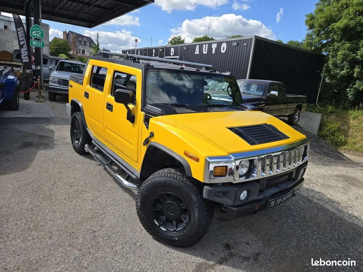 HUMMER H2 4x4 SUT ( pick up ) 6.0 V8 325ch 4WD Yellow - 1