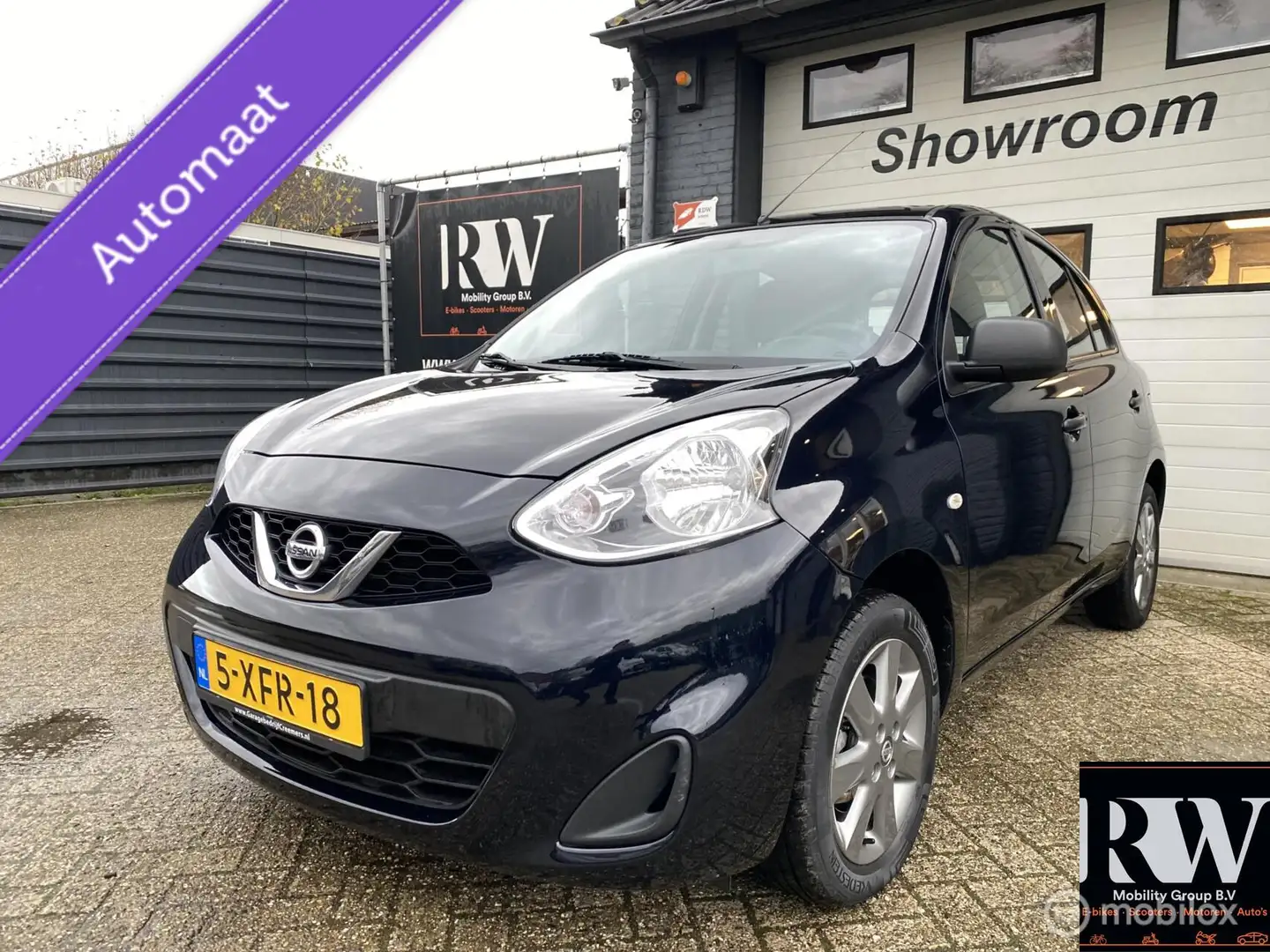 Nissan Micra 1.2 Connect Edition *AUTOMAAT*NAP*AIRCO* Zwart - 1