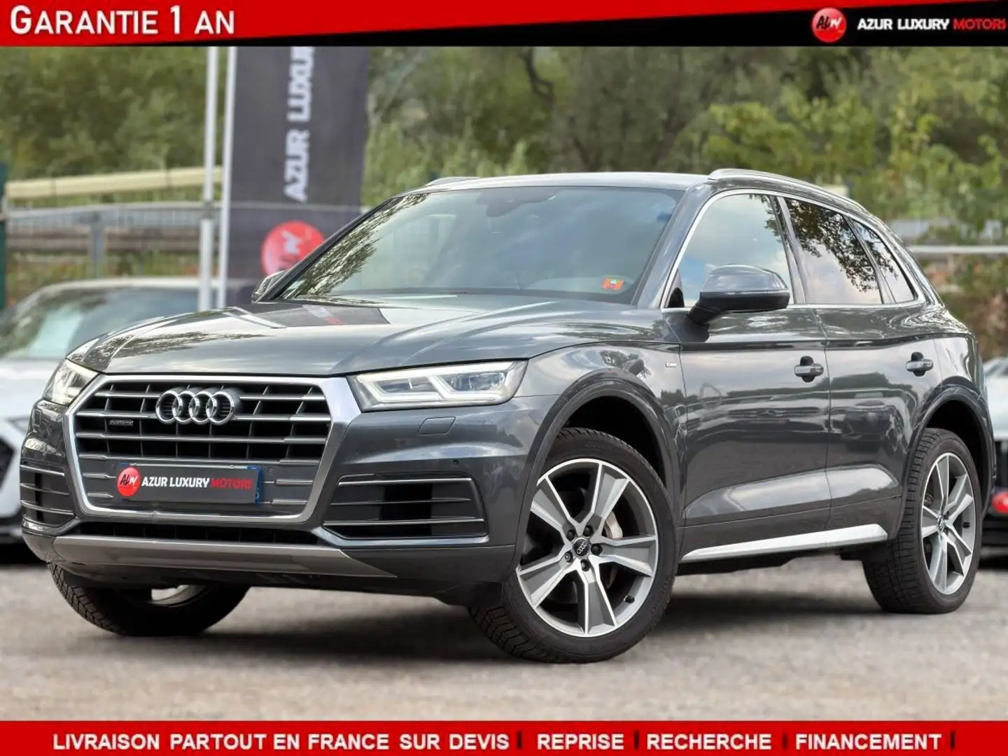 Audi Q5 II 3.0 V6 TDI 286ch S line quattro Gris - 1