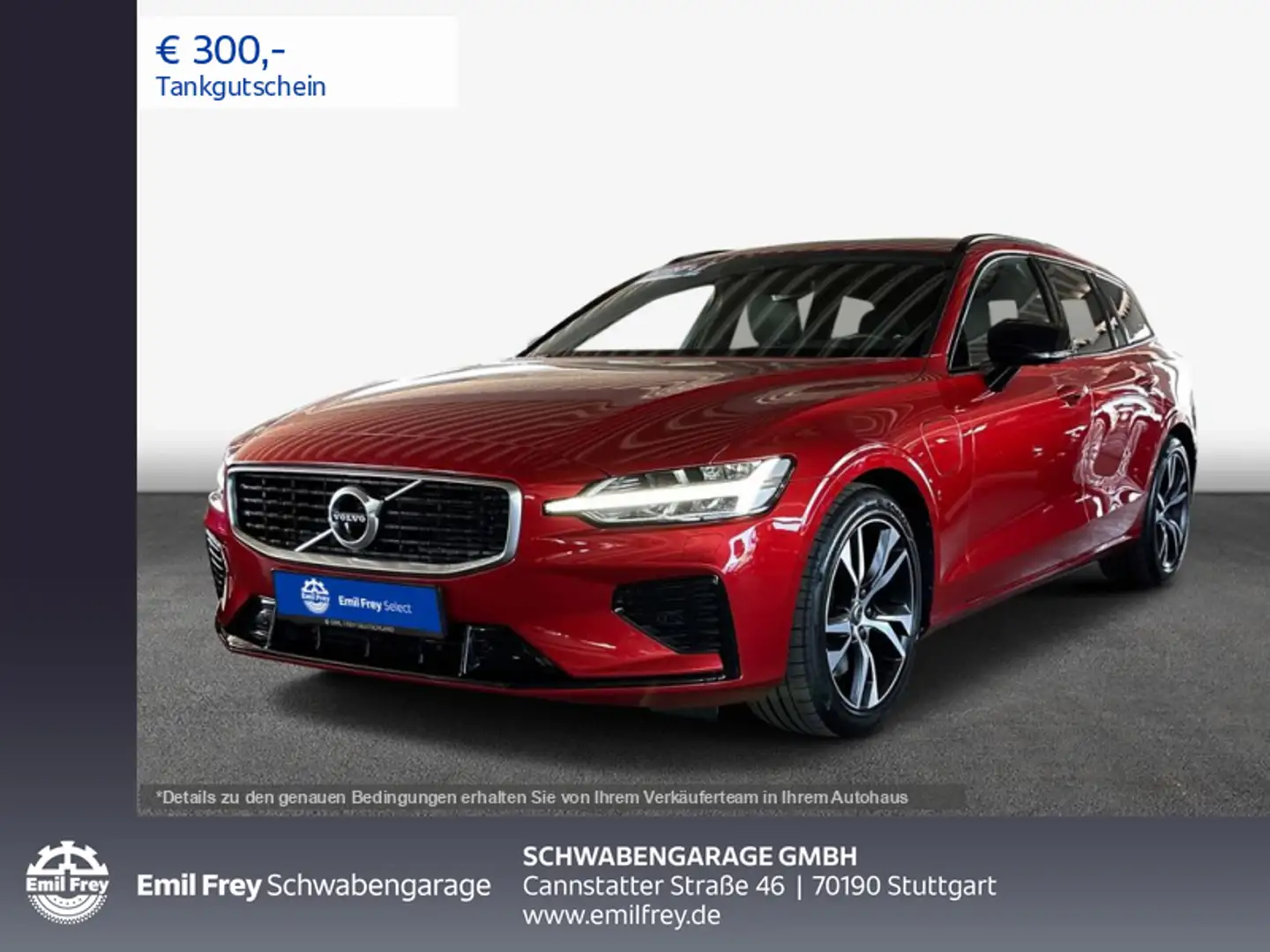 Volvo V60 T8 AWD Twin Engine Geartronic R-Design Rot - 1