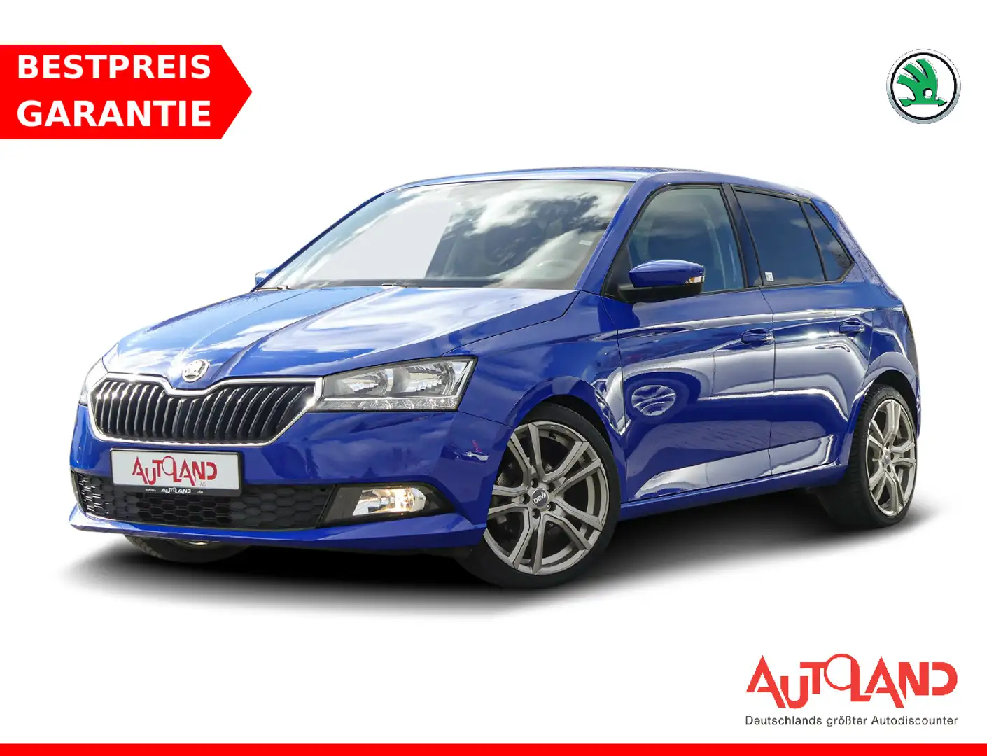 Skoda Fabia 1.0 Cool Plus Android Apple Sitzheizung Blau - 1