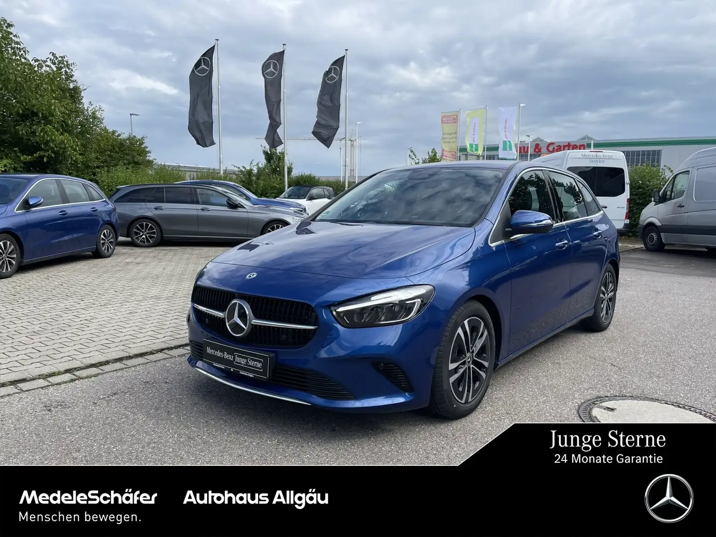 Mercedes-Benz B 200 B 200 Progressive 7G AHK LED Kam autHeck Lenkhei Blau - 1