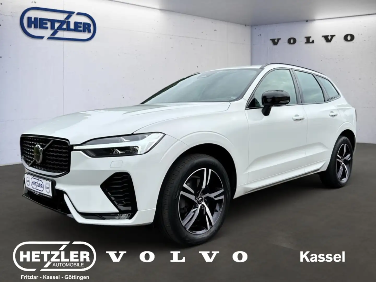 Volvo XC60 R Design AWD B5 Diesel EU6d AHK Navi Leder Digital Weiß - 1