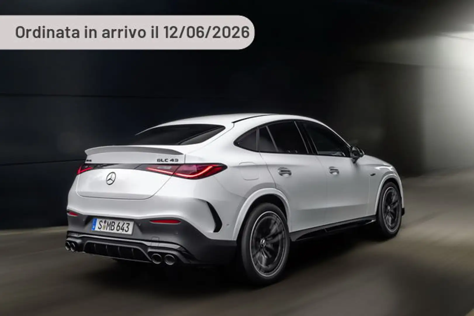 Mercedes-Benz GLC 43 AMG 43 AMG 4Matic Coupé AMG Line Premium Plus srebrna - 2