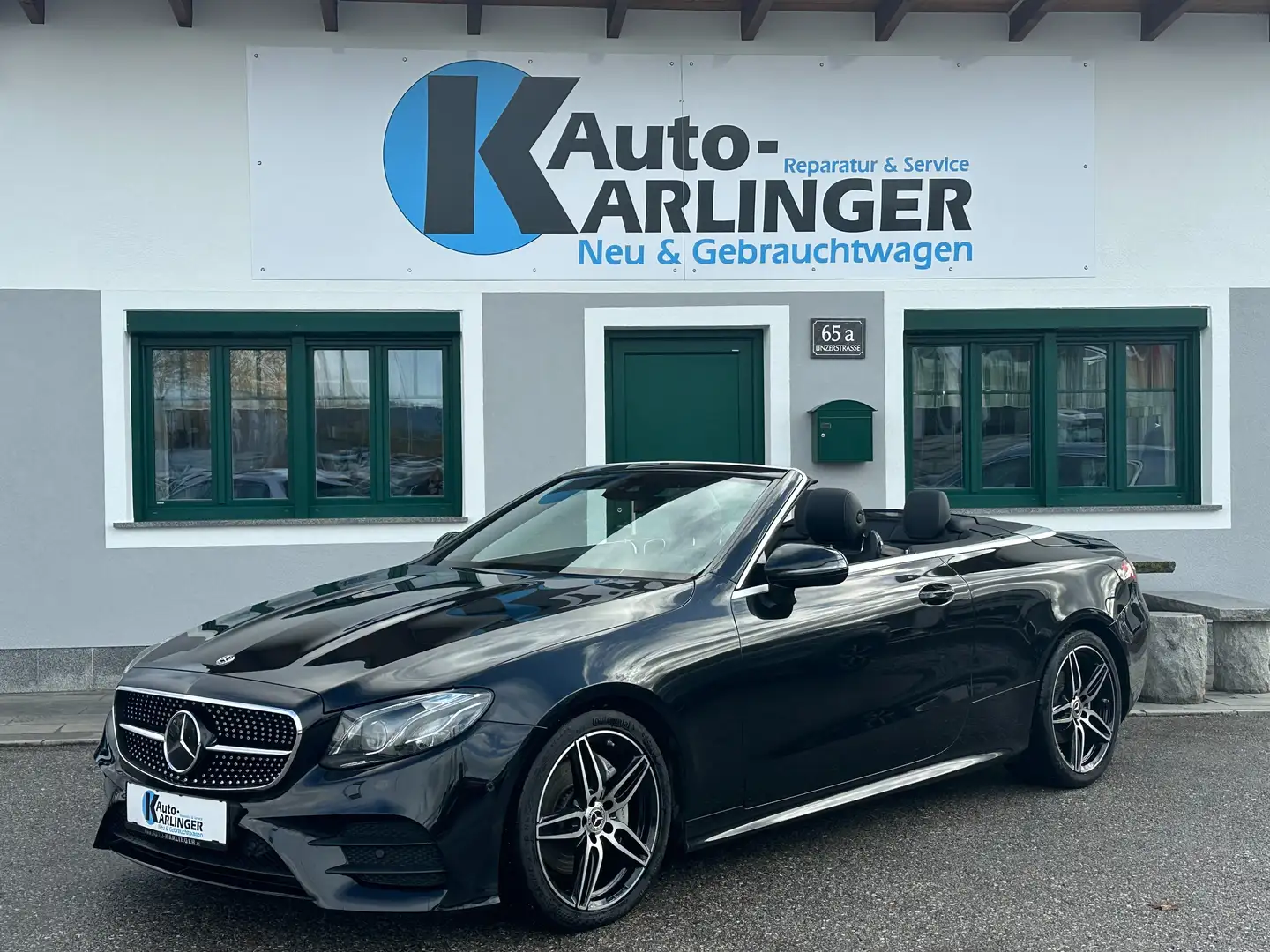 Mercedes-Benz E 220 Cabrio Aut. ***AMG LINE*** Schwarz - 1