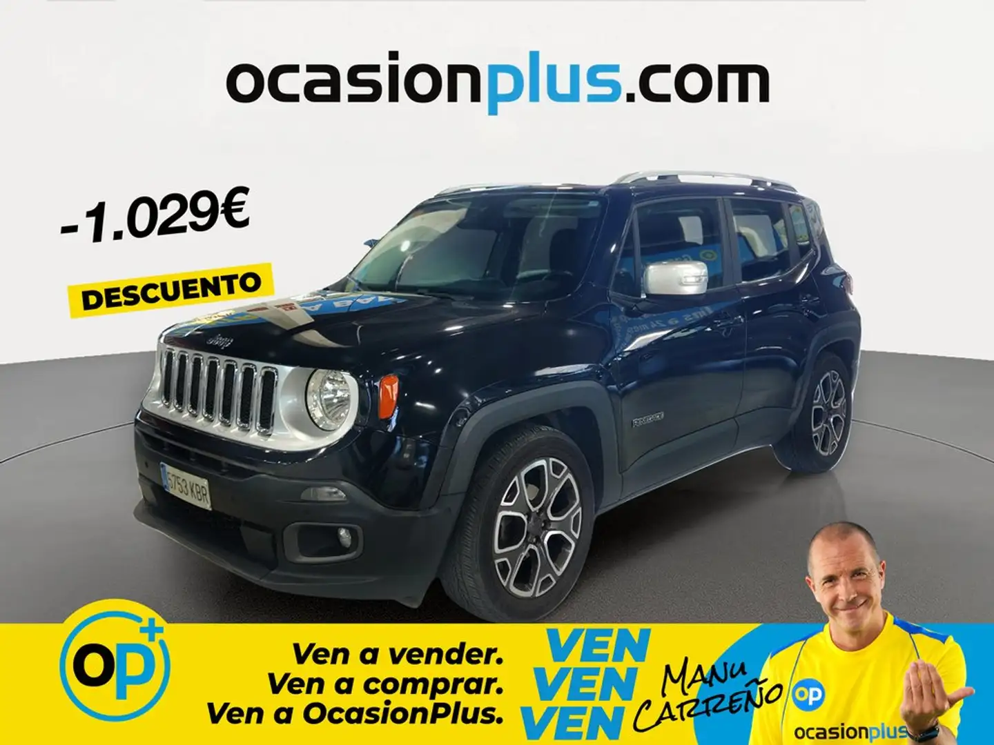 Jeep Renegade 1.4 Multiair Limited 4x2 DDCT 103kW Negro - 1