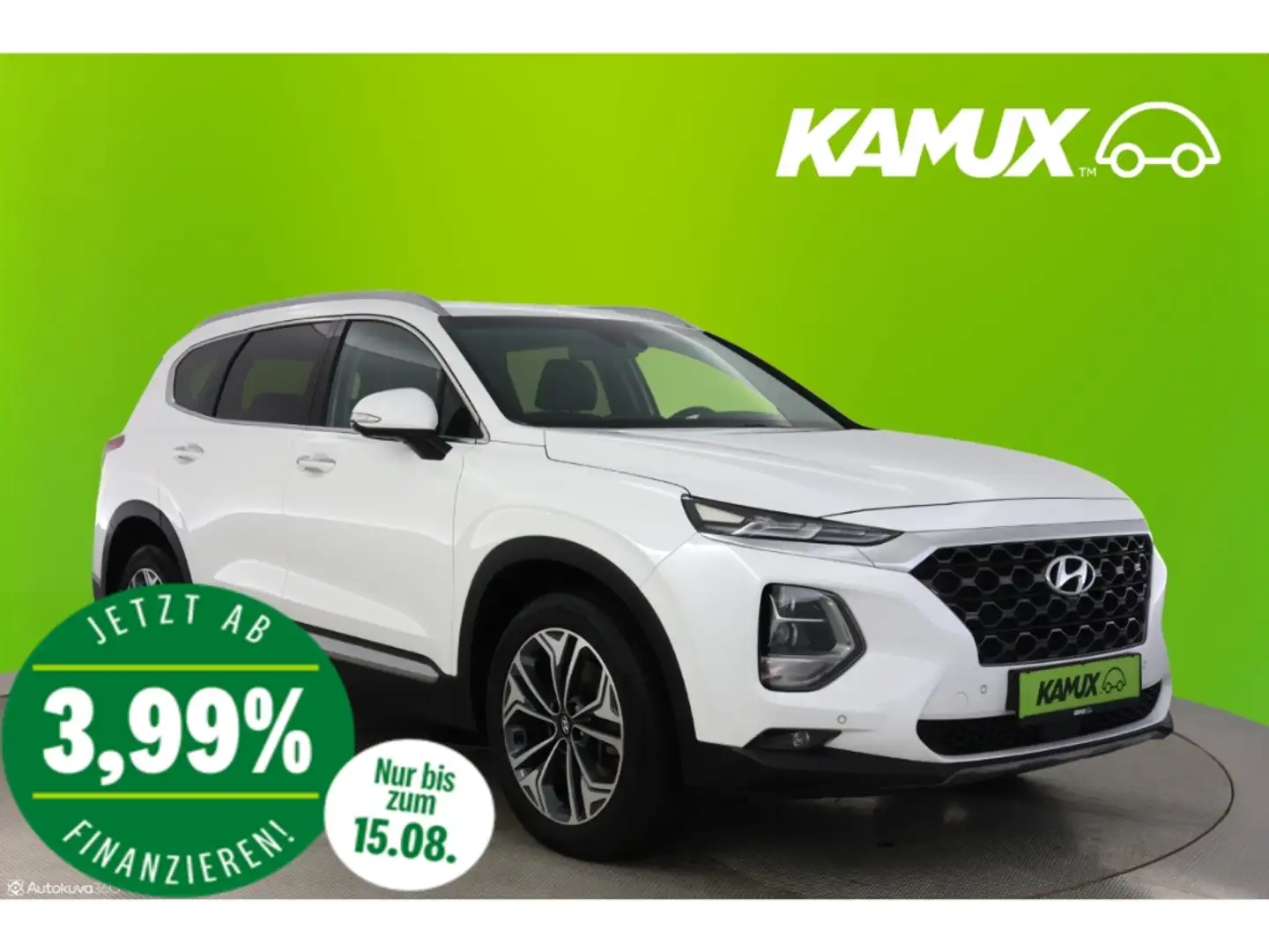 Hyundai SANTA FE 2.2CRDi 4WD Aut.Premium+LED+NAVI+LEDER Bílá - 1