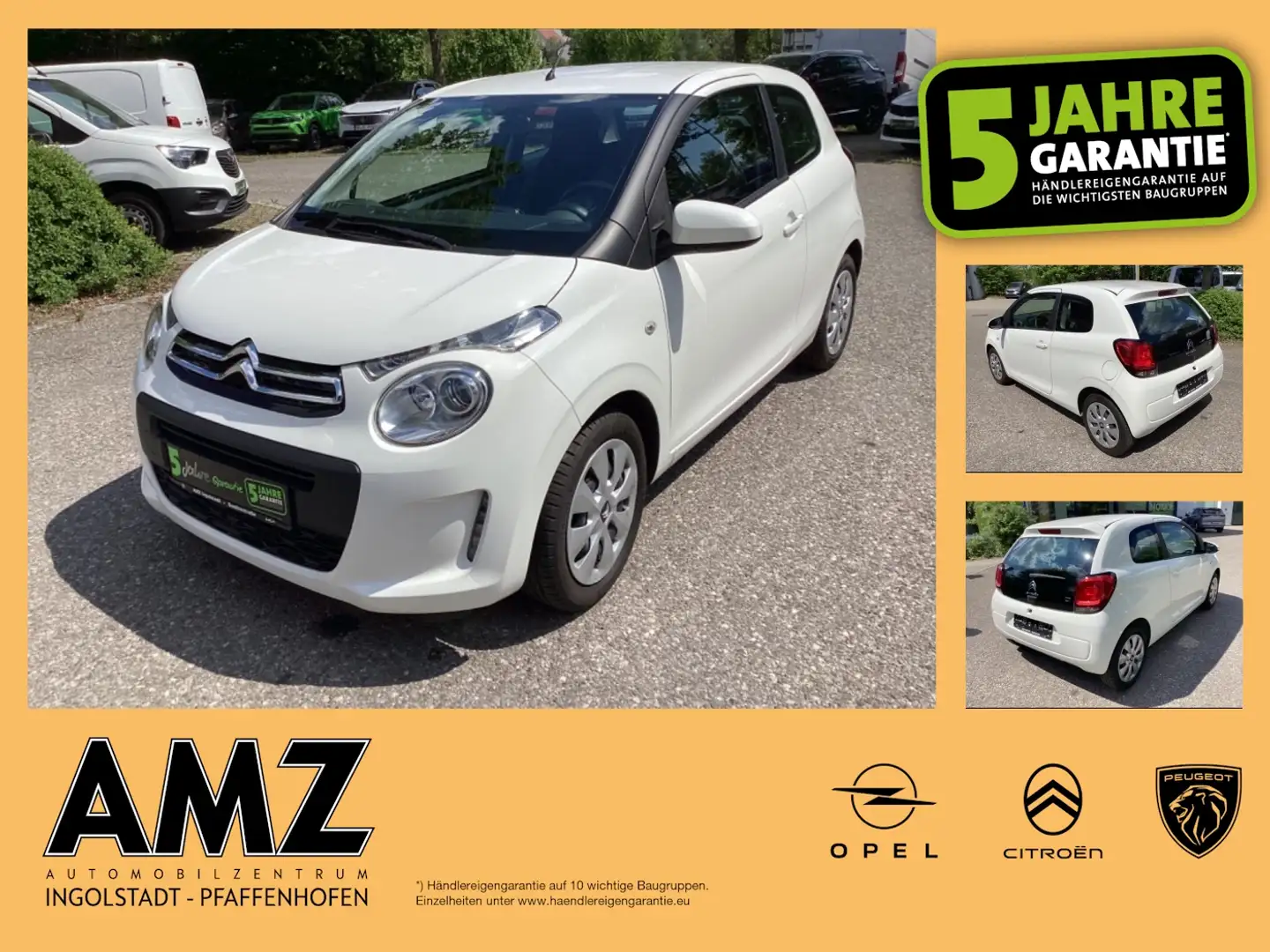 Citroen C1 Feel Sitzheizung*Touchscreen*TopZustand Blanc - 1