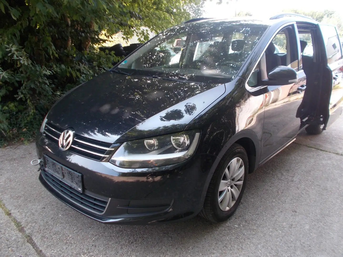 Volkswagen Sharan Comfortline BMT-Euro 5-Alu Felgen-AHK Schwarz - 2