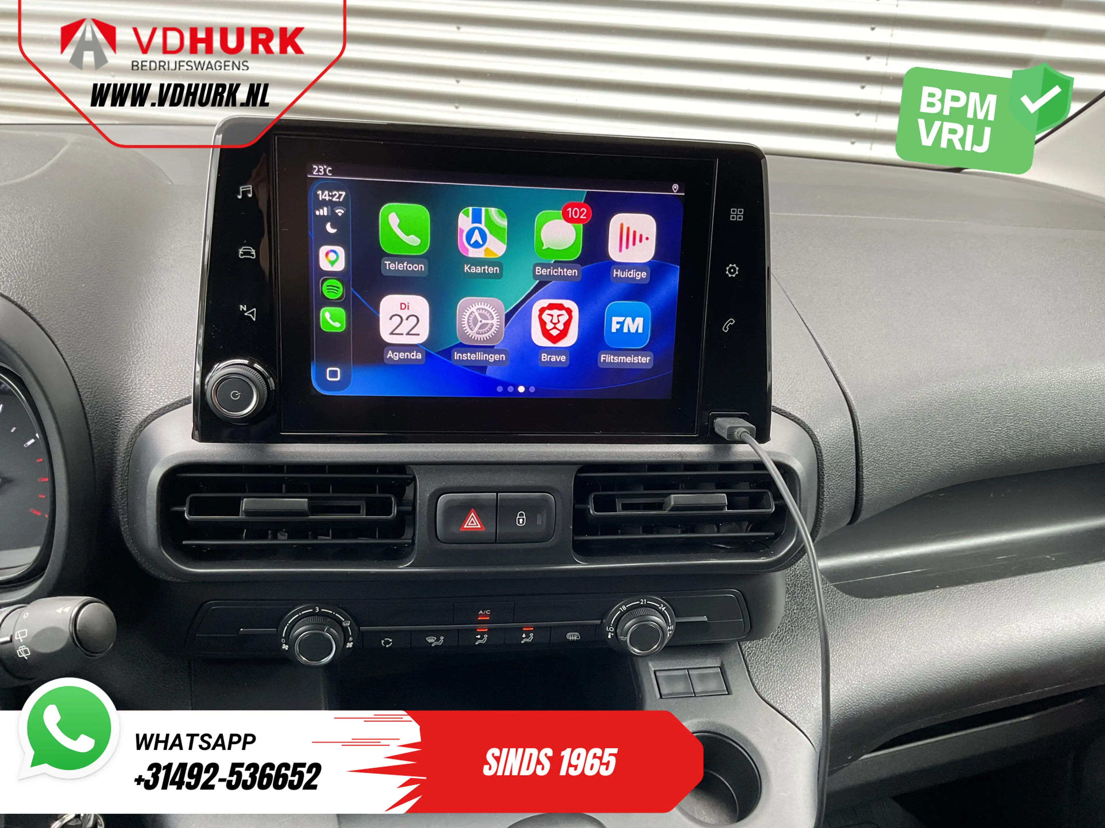 Toyota Proace City 1.2 BENZINE Carplay/ Airco/ Cruise/ PDC — photo 13