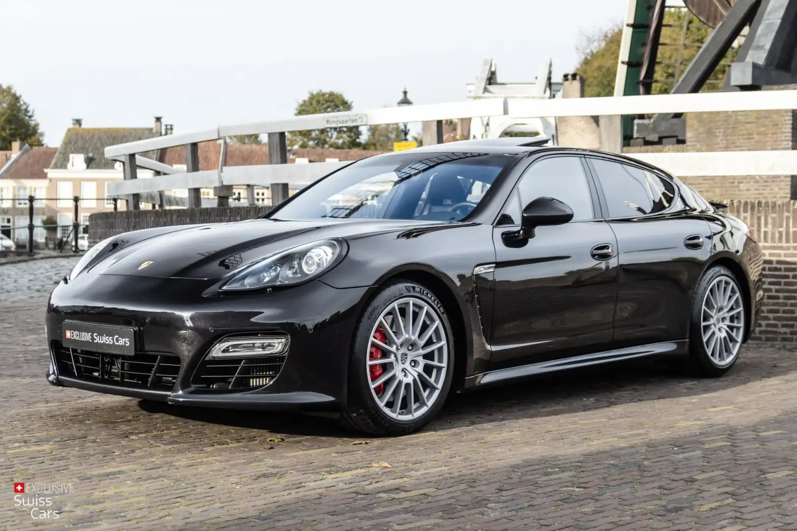 Porsche Panamera 4.8 Turbo|Full opt.|Dealer ond.| Zwart - 1